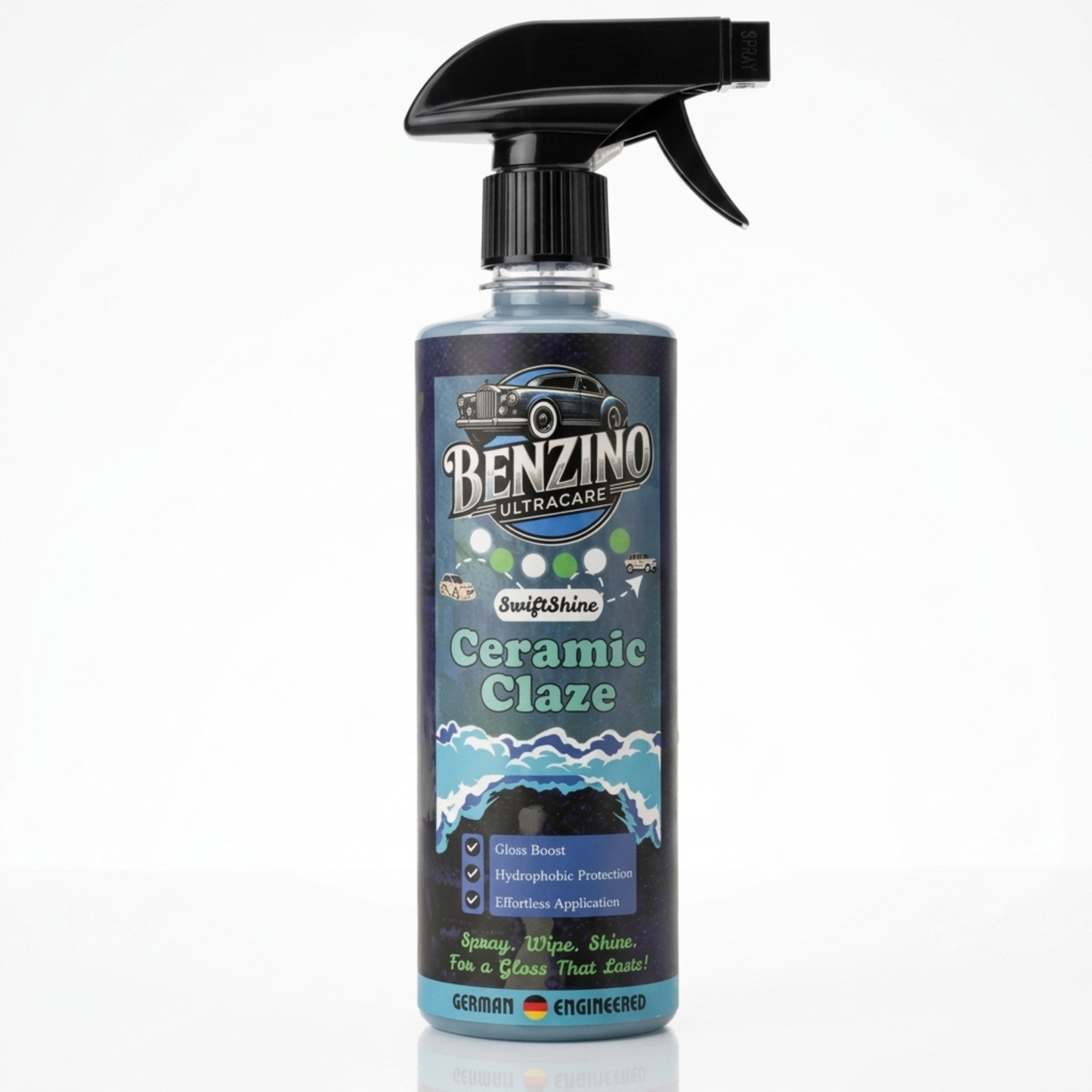 Benzino Ceramic Glaze – Instant Gloss & Long-Lasting Paint Protection
