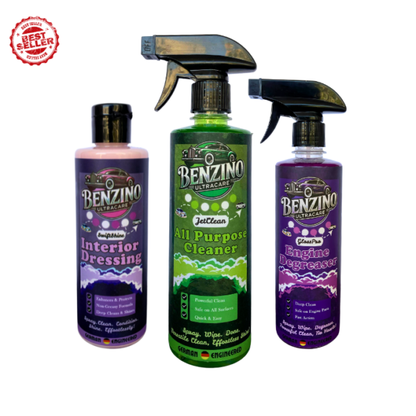 Interior Protection Bundle – Dashboard Polish, Cleaner & Degreaser
